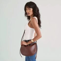 BURANO CROSSBODY BROWN LEATHER(Burano Crossbody Brown Leather) -Dolce Vita DOLCEVITA CROSSBODY BURANO BROWNLEATHER 03 33395c3a fc14 4130 9d4b e97947b1932a
