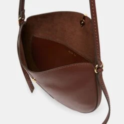 BURANO CROSSBODY BROWN LEATHER(Burano Crossbody Brown Leather) -Dolce Vita DOLCEVITA CROSSBODY BURANO BROWNLEATHER 5
