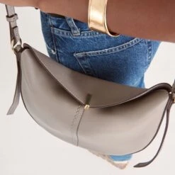 BURANO CROSSBODY GREY LEATHER(Burano Crossbody Grey Leather) -Dolce Vita DOLCEVITA CROSSBODY BURANO GREYLEATHER 03