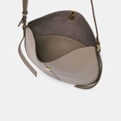 BURANO CROSSBODY GREY LEATHER(Burano Crossbody Grey Leather) -Dolce Vita DOLCEVITA CROSSBODY BURANO GREYLEATHER 5