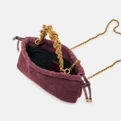 CLEO CROSSBODY BURGUNDY SUEDE(Cleo Crossbody Burgundy Suede) -Dolce Vita DOLCEVITA CROSSBODY CLEO BURGUNDYSUEDE 3