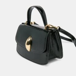 LUCIA CROSSBODY BLACK CRACKLED STELLA(Lucia Crossbody Black Crackled Stella) -Dolce Vita DOLCEVITA CROSSBODY LUCIA BLACKCRACKLEPU 4