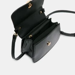 LUCIA CROSSBODY BLACK CRACKLED STELLA(Lucia Crossbody Black Crackled Stella) -Dolce Vita DOLCEVITA CROSSBODY LUCIA BLACKCRACKLEPU 5