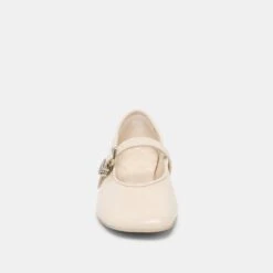 ALIZZA BALLET FLATS CREME CRINKLE PATENT(Alizza Ballet Flats Creme Crinkle Patent) -Dolce Vita DOLCEVITA FLATS ALIZZA CREMECRINKLEPATENT 04