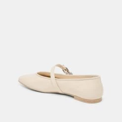 ALIZZA BALLET FLATS CREME CRINKLE PATENT(Alizza Ballet Flats Creme Crinkle Patent) -Dolce Vita DOLCEVITA FLATS ALIZZA CREMECRINKLEPATENT 08