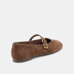 ALIZZA BALLET FLATS DK BROWN SUEDE(Alizza Ballet Flats Dk Brown Suede) -Dolce Vita DOLCEVITA FLATS ALIZZA DKBROWNSUEDE 03