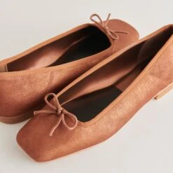 ANISA BALLET FLATS COPPER METALLIC SUEDE - Re:vita(Anisa Ballet Flats Copper Metallic Suede Resale)