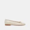 ANISA BALLET FLATS CREME CRINKLE PATENT - Re:vita(Anisa Ballet Flats Creme Crinkle Patent Resale)
