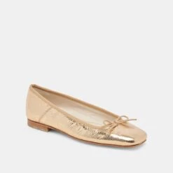 ANISA BALLET FLATS GOLD DISTRESSED LEATHER - Re:vita(Anisa Ballet Flats Gold Distressed Leather Resale) -Dolce Vita DOLCEVITA FLATS ANISA GOLDDISTRESSEDLEATHER 01 23015aab 3335 4d49 b24c 7b0071488806