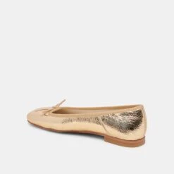ANISA BALLET FLATS GOLD DISTRESSED LEATHER - Re:vita(Anisa Ballet Flats Gold Distressed Leather Resale) -Dolce Vita DOLCEVITA FLATS ANISA GOLDDISTRESSEDLEATHER 09 15da01f3 1e4d 42d4 ac4e 3a40ea9ae782