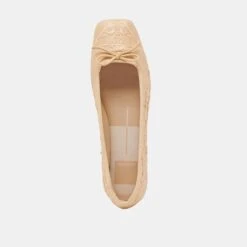ANISA BALLET FLATS LT NATURAL WOVEN RAFFIA(Anisa Ballet Flats Lt Natural Woven Raffia) 20 ANISA BALLET FLATS LT NATURAL WOVEN RAFFIA(Anisa Ballet Flats Lt Natural Woven Raffia) -Dolce Vita DOLCEVITA FLATS ANISA LTNATURALWOVENRAFFIA 06
