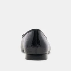 ANISA BALLET FLATS NOIR EMBOSSED LEATHER(Anisa Ballet Flats Noir Embossed Leather) -Dolce Vita DOLCEVITA FLATS ANISA NOIREMBOSSEDLEATHER 05