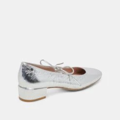 ARDIEN HEELS SILVER CRINKLE PATENT(Ardien Heels Silver Crinkle Patent) -Dolce Vita DOLCEVITA FLATS ARDIEN SILVERDISTRESSEDLEATHER 03