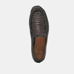 ARMOND FLATS BLACK WOVEN LEATHER(Armond Flats Black Woven Leather) -Dolce Vita DOLCEVITA FLATS ARMOND BLACKWOVENLEATHER 06