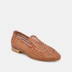 ARMOND FLATS COGNAC WOVEN LEATHER(Armond Flats Cognac Woven Leather) -Dolce Vita DOLCEVITA FLATS ARMOND COGNACWOVENLEATHER 01