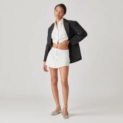 Dolce Vita ASHYA BALLET FLATS SILVER DISTRESSED LEATHER(Ashya Ballet Flats Silver Distressed Leather) -Dolce Vita DOLCEVITA FLATS ASHYA SILVERDISTRESSEDLEATHER ONFOOT 1