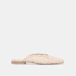 AUBRIE FLATS IVORY MACRAME MESH(Aubrie Flats Ivory Macrame Mesh)