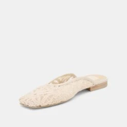 AUBRIE FLATS IVORY MACRAME MESH(Aubrie Flats Ivory Macrame Mesh) 12 AUBRIE FLATS IVORY MACRAME MESH(Aubrie Flats Ivory Macrame Mesh) -Dolce Vita DOLCEVITA FLATS AUBRIE IVORYMACRAMEMESH 09