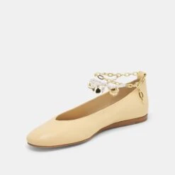BAIDEN BALLET FLATS WARM NATURAL LEATHER(Baiden Ballet Flats Warm Natural Leather) -Dolce Vita DOLCEVITA FLATS BAIDEN WARMNATURALLEATHER 08