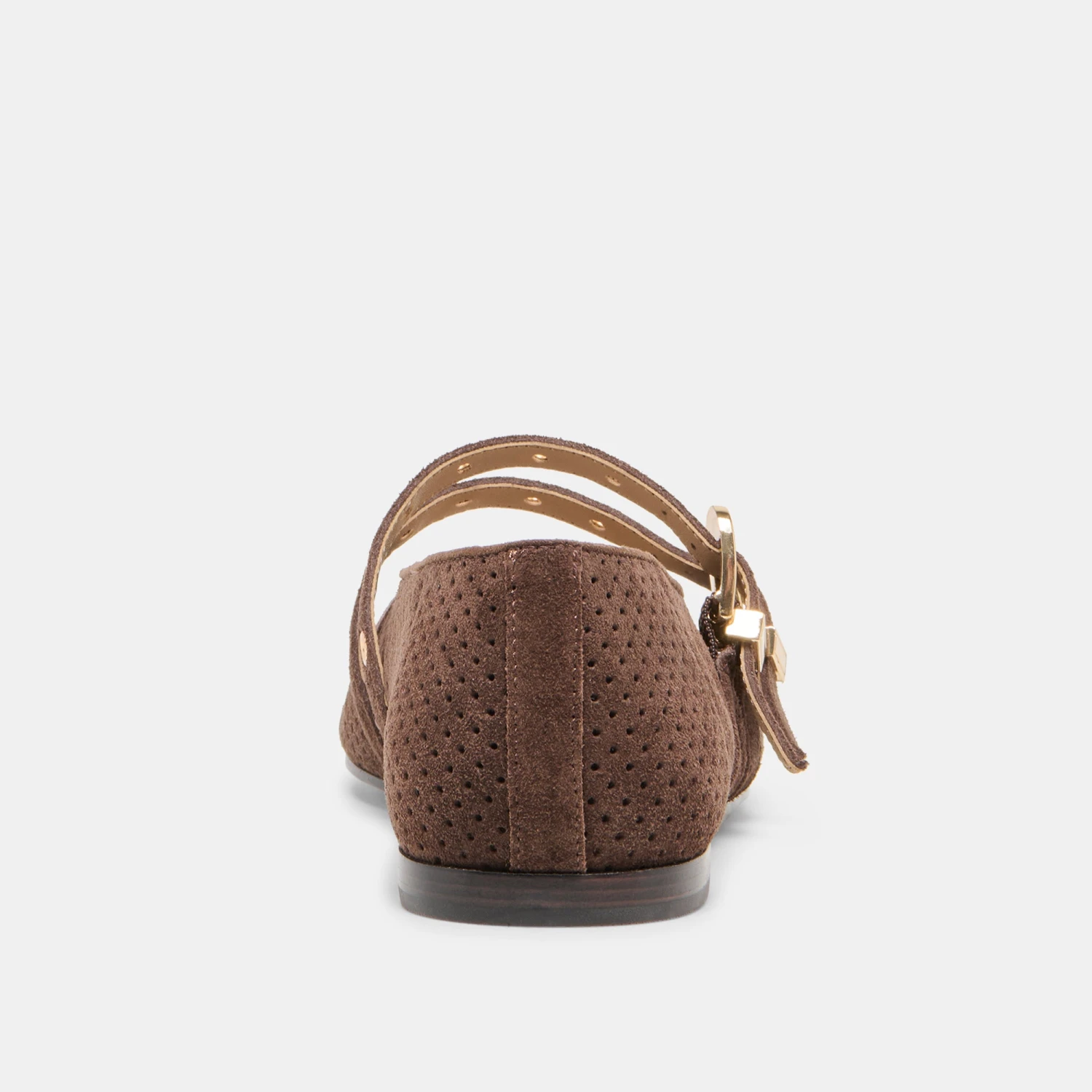 BAYLEE GROMMET BALLET FLATS DK BROWN PERFORATED SUEDE(Baylee Grommet Ballet Flats Dk Brown Perforated Suede) 12 BAYLEE GROMMET BALLET FLATS DK BROWN PERFORATED SUEDE(Baylee Grommet Ballet Flats Dk Brown Perforated Suede) - Image 12