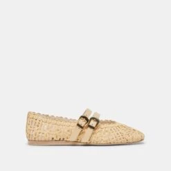 BAYLEE SUNFLOWER BALLET FLATS LT NATURAL MACRAME(Baylee Sunflower Ballet Flats Lt Natural Macrame)