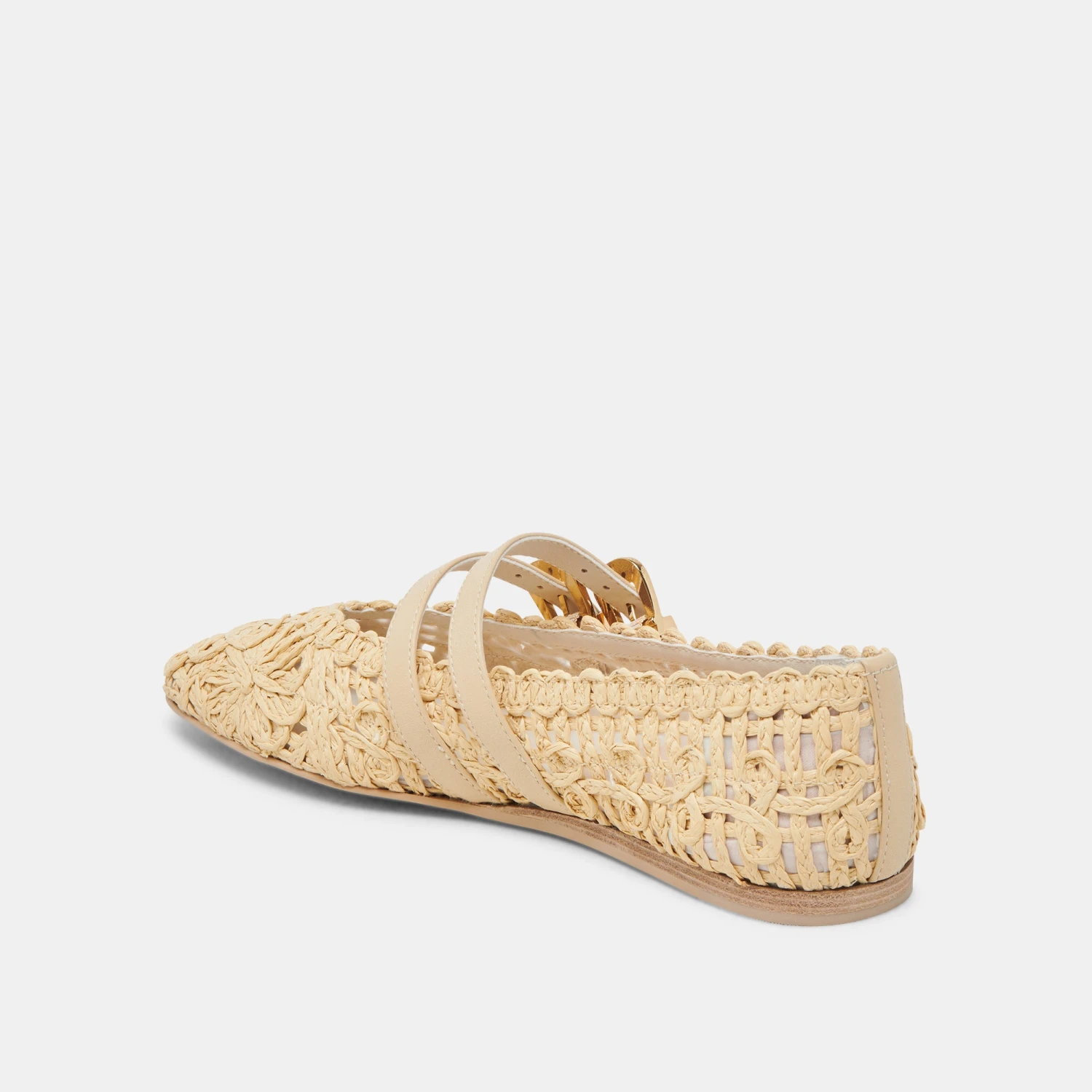 BAYLEE SUNFLOWER WIDE BALLET FLATS LT NATURAL MACRAME(Baylee Sunflower Wide Ballet Flats Lt Natural Macrame) 5 BAYLEE SUNFLOWER WIDE BALLET FLATS LT NATURAL MACRAME(Baylee Sunflower Wide Ballet Flats Lt Natural Macrame) - Image 5