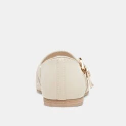 BAYLEE WIDE BALLET FLATS IVORY LEATHER(Baylee Wide Ballet Flats Ivory Leather) -Dolce Vita DOLCEVITA FLATS BAYLEE IVORYCRIINKLEPATENT 05 4e08df54 b8d0 45b5 91a3 5bc46bccdd5f