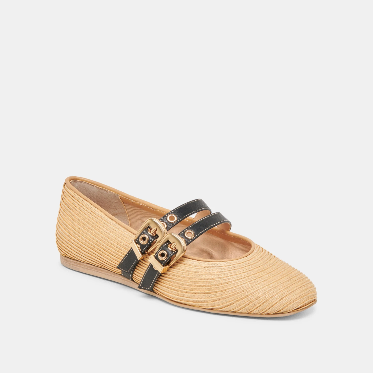 BAYLEE WIDE BALLET FLATS NATURAL RAFFIA(Baylee Wide Ballet Flats Natural Raffia) 2 BAYLEE WIDE BALLET FLATS NATURAL RAFFIA(Baylee Wide Ballet Flats Natural Raffia) - Image 2