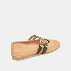 BAYLEE BALLET FLATS NATURAL RAFFIA(Baylee Ballet Flats Natural Raffia) -Dolce Vita DOLCEVITA FLATS BAYLEE NATURALRAFFIA 03