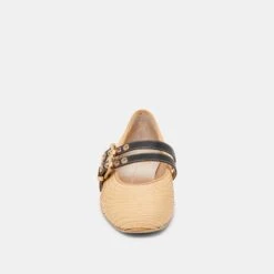 BAYLEE BALLET FLATS NATURAL RAFFIA(Baylee Ballet Flats Natural Raffia) -Dolce Vita DOLCEVITA FLATS BAYLEE NATURALRAFFIA 04