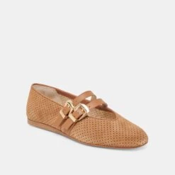 BAYLEE BALLET FLATS PECAN PERFORATED SUEDE(Baylee Ballet Flats Pecan Perforated Suede) 13 BAYLEE BALLET FLATS PECAN PERFORATED SUEDE(Baylee Ballet Flats Pecan Perforated Suede) -Dolce Vita DOLCEVITA FLATS BAYLEE PECANPERFORATEDSUEDE 01