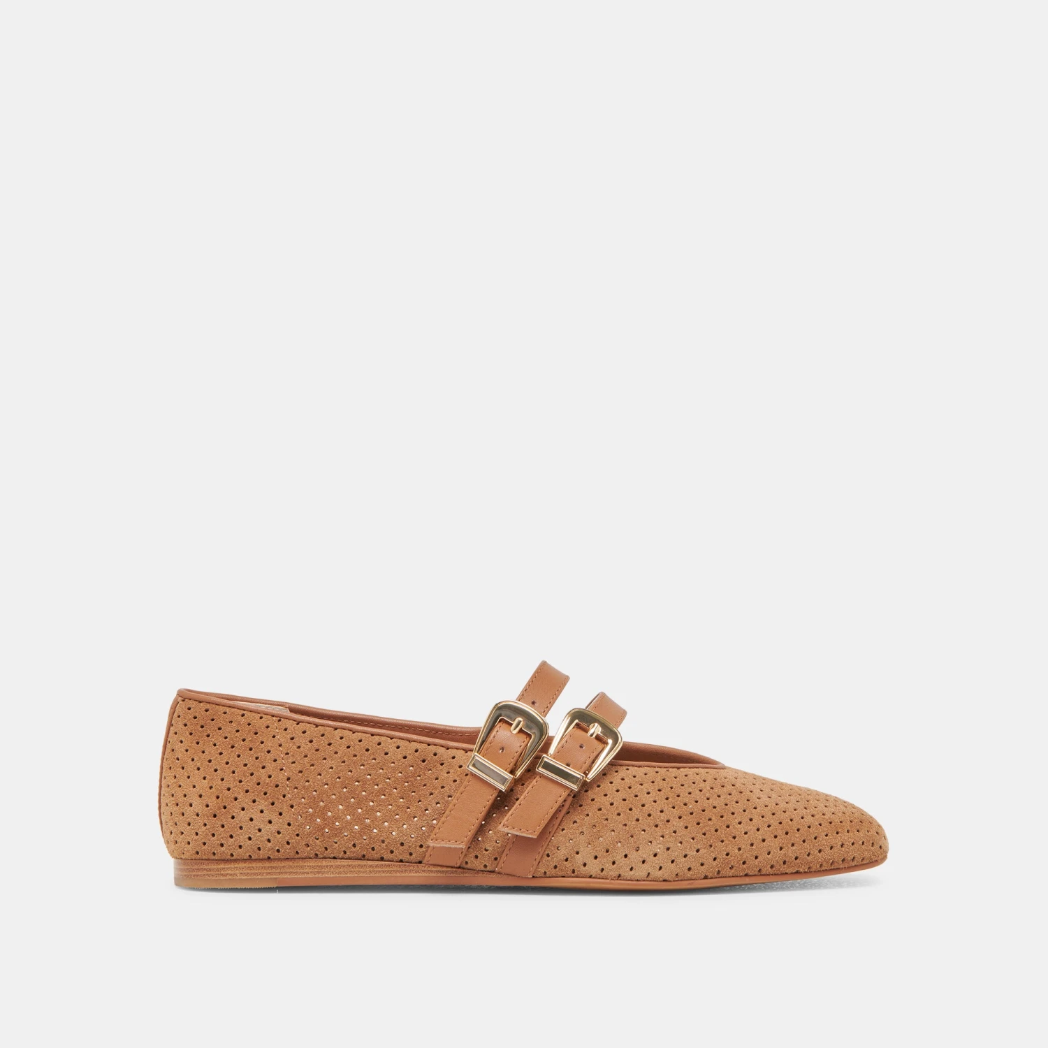 BAYLEE BALLET FLATS PECAN PERFORATED SUEDE(Baylee Ballet Flats Pecan Perforated Suede) 1 BAYLEE BALLET FLATS PECAN PERFORATED SUEDE(Baylee Ballet Flats Pecan Perforated Suede)