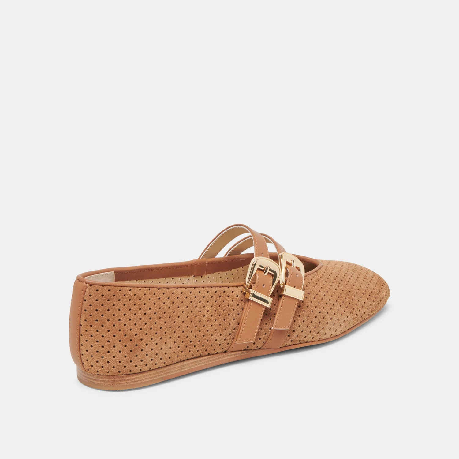 BAYLEE BALLET FLATS PECAN PERFORATED SUEDE(Baylee Ballet Flats Pecan Perforated Suede) 5 BAYLEE BALLET FLATS PECAN PERFORATED SUEDE(Baylee Ballet Flats Pecan Perforated Suede) - Image 5