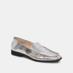 Dolce Vita BENY FLATS SILVER DISTRESSED LEATHER(Beny Flats Silver Distressed Leather) -Dolce Vita DOLCEVITA FLATS BENY SILVERDESTRESSEDLEATHER 01 3 ada30819 74e1 4e1c b5e8 c871c3db33cc