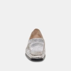Dolce Vita BENY FLATS SILVER DISTRESSED LEATHER(Beny Flats Silver Distressed Leather) -Dolce Vita DOLCEVITA FLATS BENY SILVERDESTRESSEDLEATHER 04