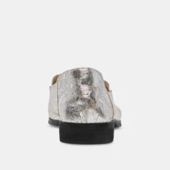 BENY WIDE FLATS SILVER DISTRESSED LEATHER(Beny Wide Flats Silver Distressed Leather) -Dolce Vita DOLCEVITA FLATS BENY SILVERDESTRESSEDLEATHER 05 3