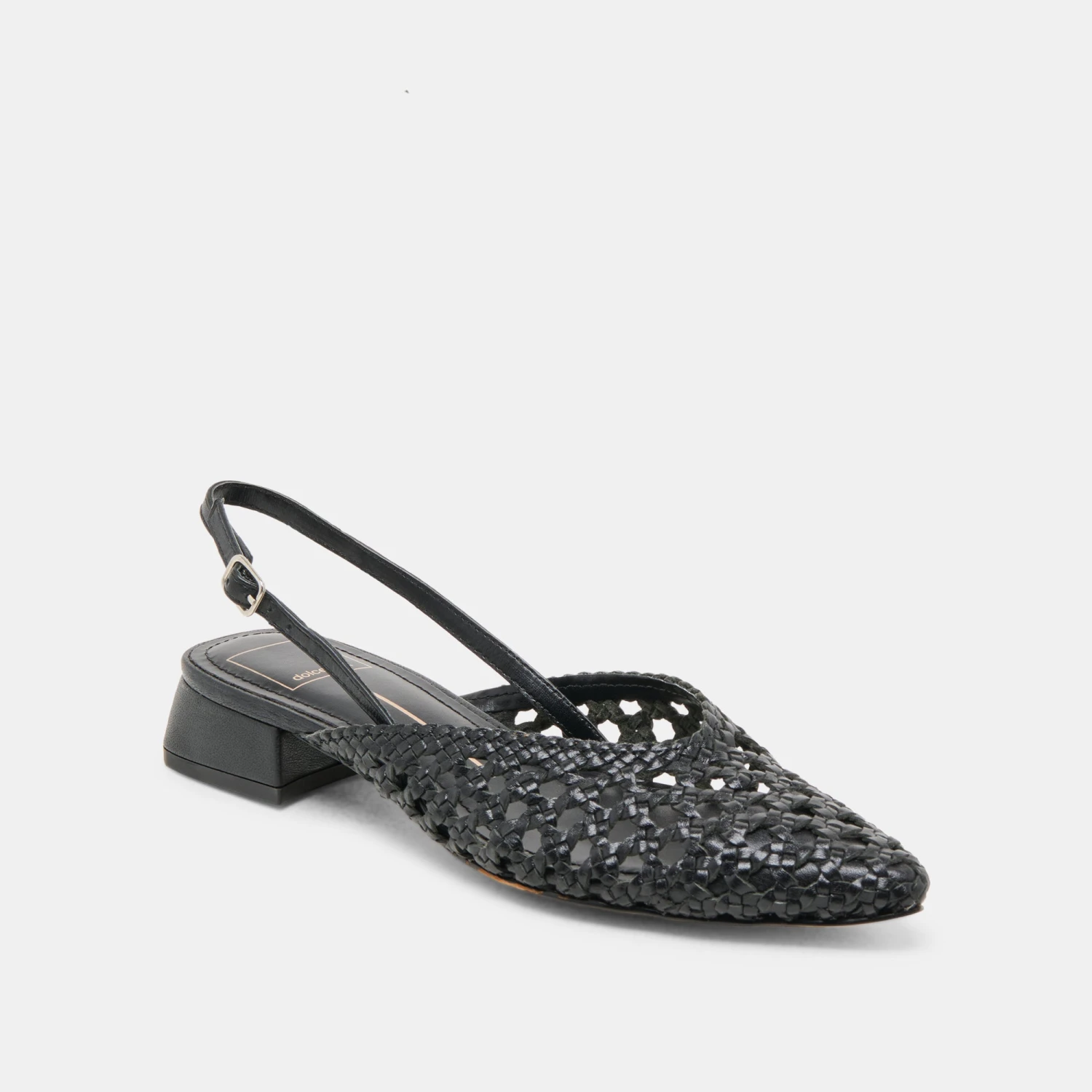 BIRDIE FLATS BLACK WOVEN LEATHER(Birdie Flats Black Woven Leather) 2 BIRDIE FLATS BLACK WOVEN LEATHER(Birdie Flats Black Woven Leather) - Image 2