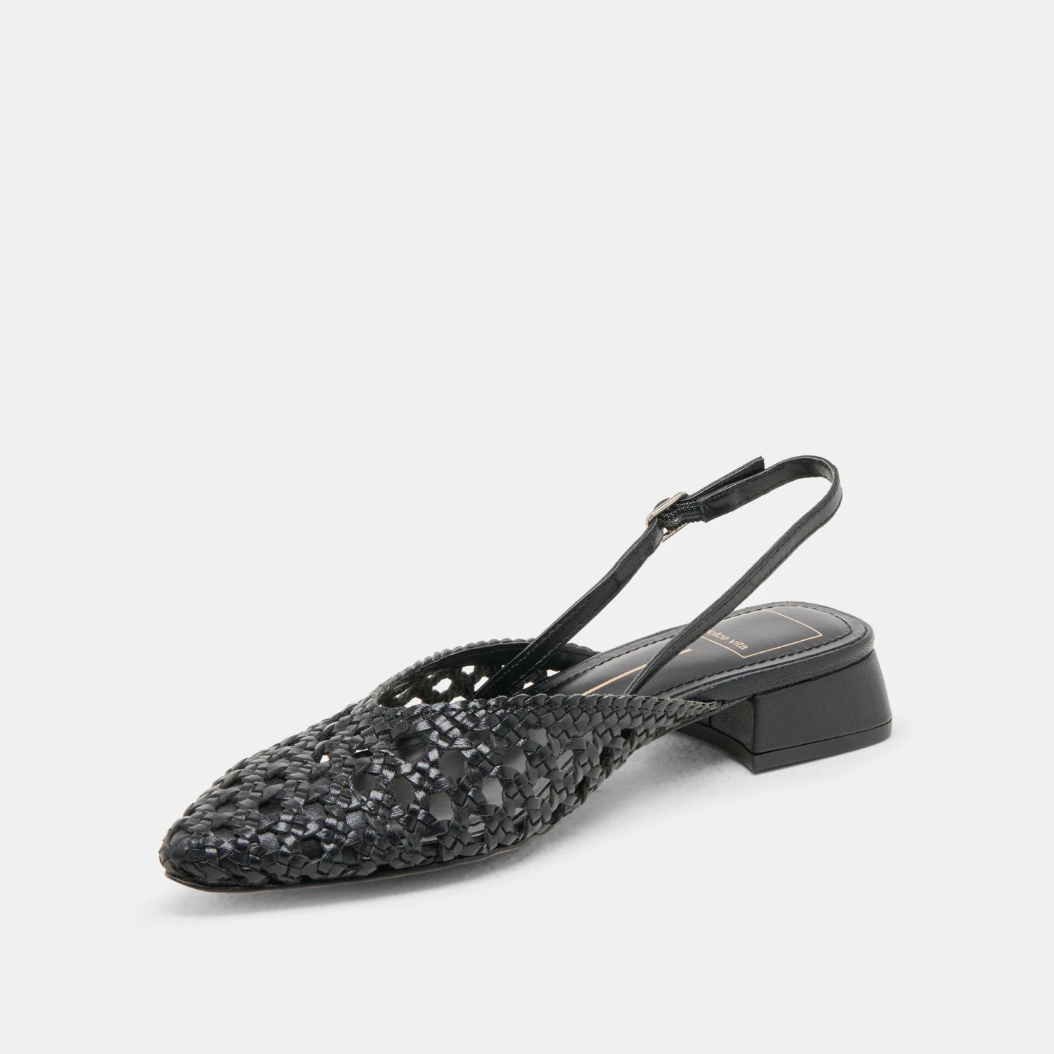 BIRDIE FLATS BLACK WOVEN LEATHER(Birdie Flats Black Woven Leather) 4 BIRDIE FLATS BLACK WOVEN LEATHER(Birdie Flats Black Woven Leather) - Image 4