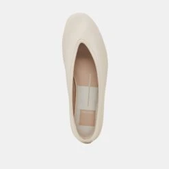 BRAIDY BALLET FLATS IVORY LEATHER(Braidy Ballet Flats Ivory Leather) -Dolce Vita DOLCEVITA FLATS BRAIDY IVORYLEATHER 06