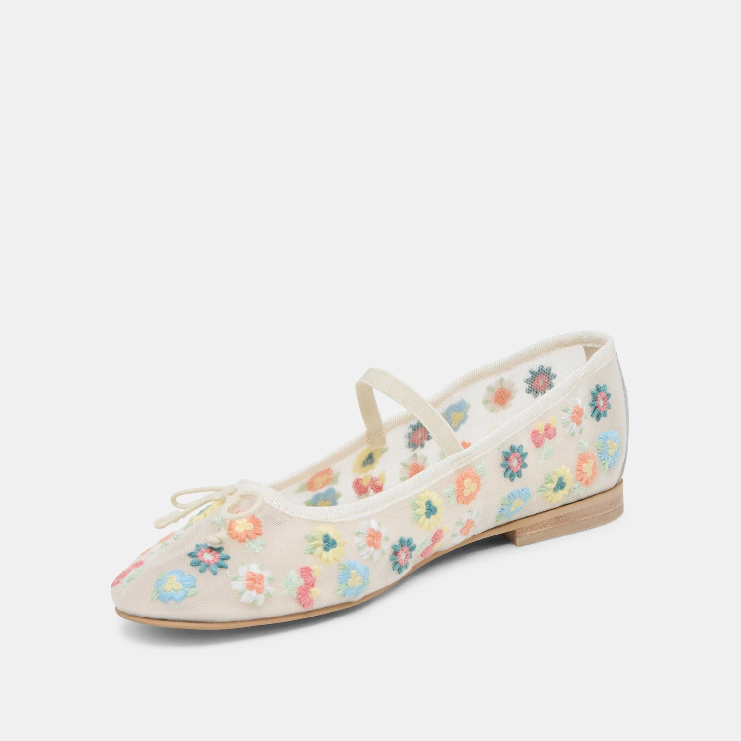 CADEL FLORAL BALLET FLATS IVORY FLORAL MESH(Cadel Floral Ballet Flats Ivory Floral Mesh) 6 CADEL FLORAL BALLET FLATS IVORY FLORAL MESH(Cadel Floral Ballet Flats Ivory Floral Mesh) - Image 6