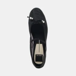 CADEL BALLET FLATS BLACK PEARLS(Cadel Ballet Flats Black Pearls) -Dolce Vita DOLCEVITA FLATS CADEL BLACKPEARL 06