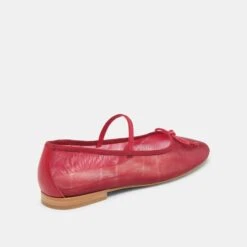 CADEL BALLET FLATS CRIMSON MESH(Cadel Ballet Flats Crimson Mesh) -Dolce Vita DOLCEVITA FLATS CADEL CRIMSONMESH 03