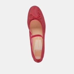 CADEL BALLET FLATS CRIMSON MESH(Cadel Ballet Flats Crimson Mesh) -Dolce Vita DOLCEVITA FLATS CADEL CRIMSONMESH 06