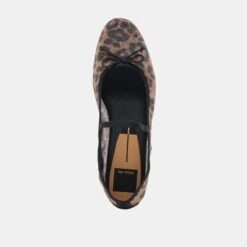 CADEL BALLET FLATS DK LEOPARD MESH(Cadel Ballet Flats Dk Leopard Mesh) -Dolce Vita DOLCEVITA FLATS CADEL DKLEOPARDMESH 06