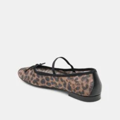 CADEL BALLET FLATS DK LEOPARD MESH(Cadel Ballet Flats Dk Leopard Mesh) -Dolce Vita DOLCEVITA FLATS CADEL DKLEOPARDMESH 09