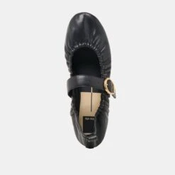 CAELY BALLET FLATS BLACK LEATHER(Caely Ballet Flats Black Leather) 24 CAELY BALLET FLATS BLACK LEATHER(Caely Ballet Flats Black Leather) -Dolce Vita DOLCEVITA FLATS CAELY BLACKLEATHER 06