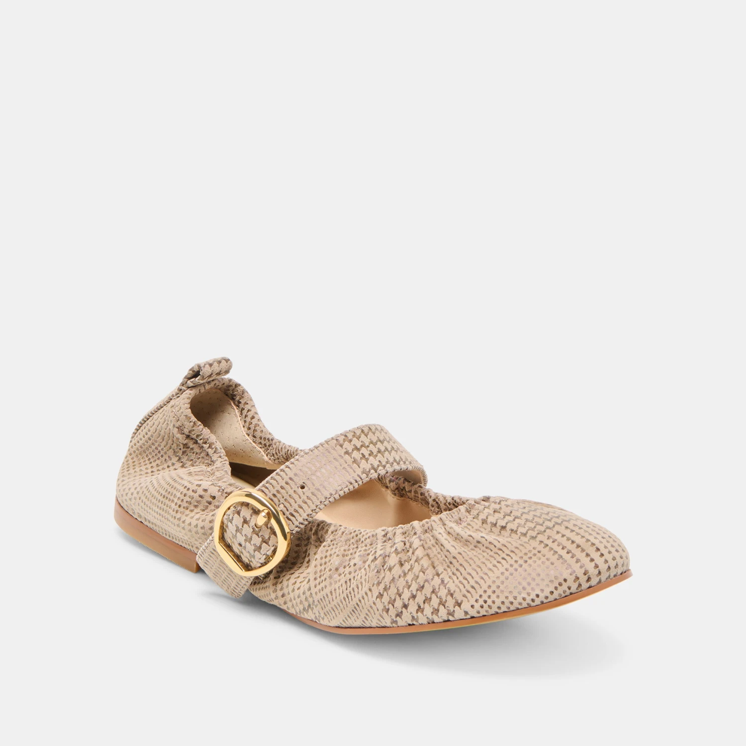 CAELY BALLET FLATS HERRINGBONE PRINTED SUEDE(Caely Ballet Flats Herringbone Printed Suede) 2 CAELY BALLET FLATS HERRINGBONE PRINTED SUEDE(Caely Ballet Flats Herringbone Printed Suede) - Image 2