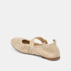 CAELY BALLET FLATS SESAME SUEDE(Caely Ballet Flats Sesame Suede) -Dolce Vita DOLCEVITA FLATS CAELY SESAMESUEDE 08