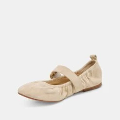 CAELY BALLET FLATS SESAME SUEDE(Caely Ballet Flats Sesame Suede) -Dolce Vita DOLCEVITA FLATS CAELY SESAMESUEDE 09