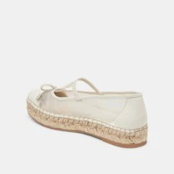 CAMBRE BALLET FLATS WHITE MESH(Cambre Ballet Flats White Mesh) -Dolce Vita DOLCEVITA FLATS CAMBRE WHITEMESH 09